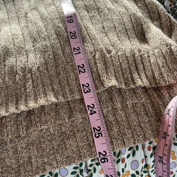 Vintage NorthCrest Tan 100% Cotton Half Button Sweater - Picture 10 of 10